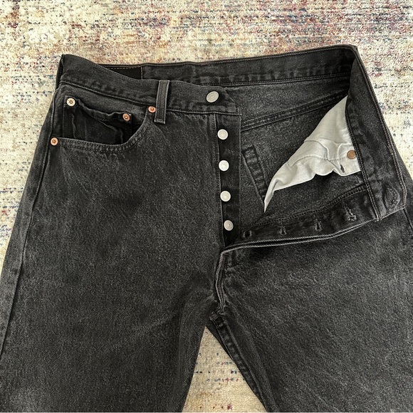 Vintage Levi’s 501 black/gray made in USA from 90s - Picture 14 of 16